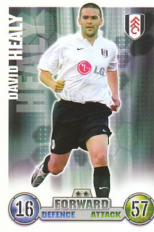David Healy Fulham 2007/08 Topps Match Attax #142